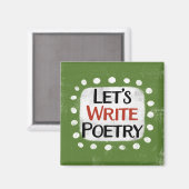 Let's Poetry 書冷凍機マグネット マグネット (正面/裏面)