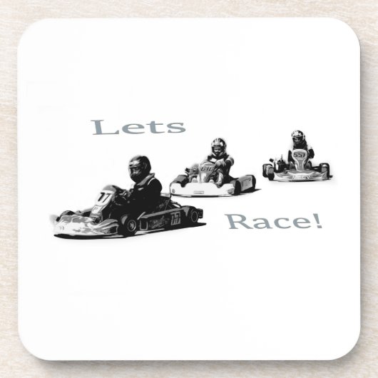 Lets Race - Go Cart Racers コースター (正面)