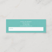 Let's Rainbow Playdate親遊ネットワーキングミニ コーリングカード (裏面)