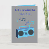 Let's rewind to the 90's カード (正面)