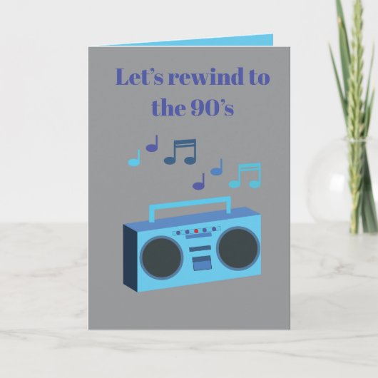 Let's rewind to the 90's カード (正面)