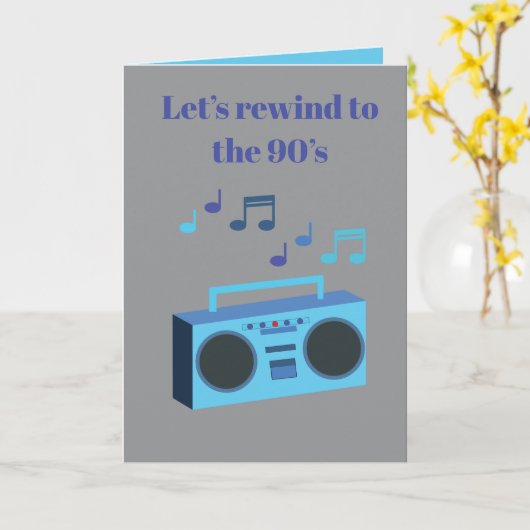 Let's rewind to the 90's カード (黄色い花)