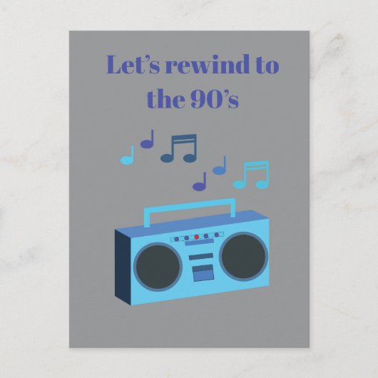 Let's rewind to the 90's ポストカード (正面)