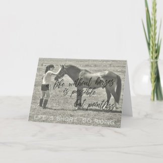 LET'S RIDE Greeting Card サンキューカード