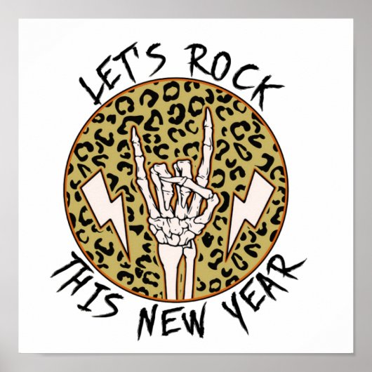 Let's Rock 2023 | 2023年新年 |新年おめでとう ポスター (正面)