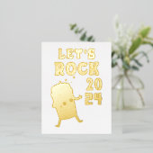 Let's Rock 2024 箔シーズンポストカード (立ち正面)