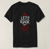 Lets Rock and Long Live Rock and Roll Tシャツ (デザイン正面)