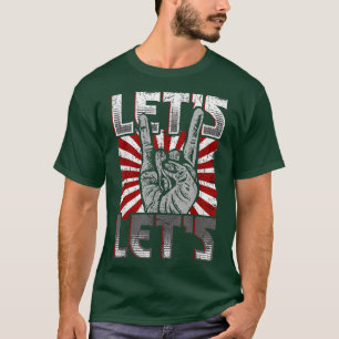 Lets Rock Music Rock And Roll Music Lovers 1616 Tシャツ