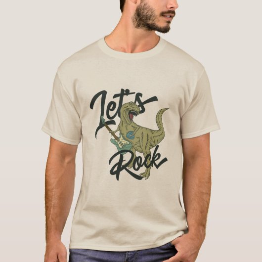 Lets Rock Music Tレックス Tシャツ (正面)