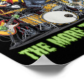 Lets Rock The More The Ier Clic Monsters Halloween ポスター (角)