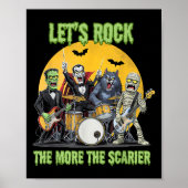 Lets Rock The More The Ier Clic Monsters Halloween ポスター (正面)