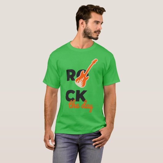 Lets Rockhe Day vintage Tシャツ (正面フル)