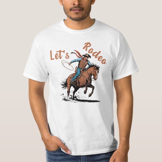 Let's Rodeo, Rodeo Graphic Western Tシャツ (正面)