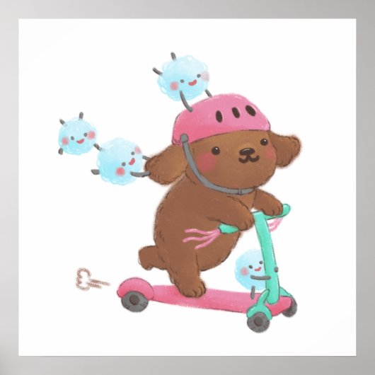 Let's Roll Illustration ポスター (正面)