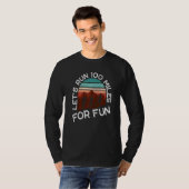 Let's Run 100 Miles For Fun Premium Tシャツ (正面フル)