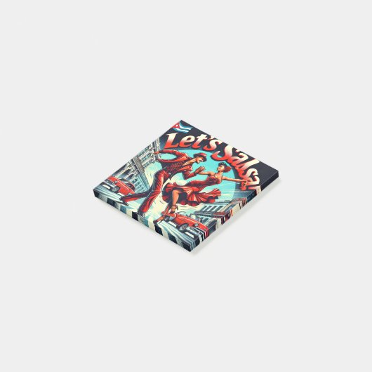 Lets Salsa ,Latin Dancing ポストイット (アングル)