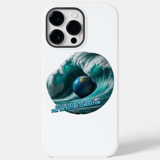 let's save our planet for the future generation Case-Mate iPhoneケース (裏面)