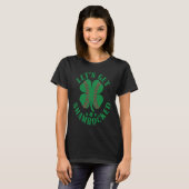 Lets Shamrock Baseball  Irish St Patricks Day Sham Tシャツ (正面フル)
