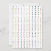 Let's Shellabrate Seashell Bridal Shower 招待状 (裏面)