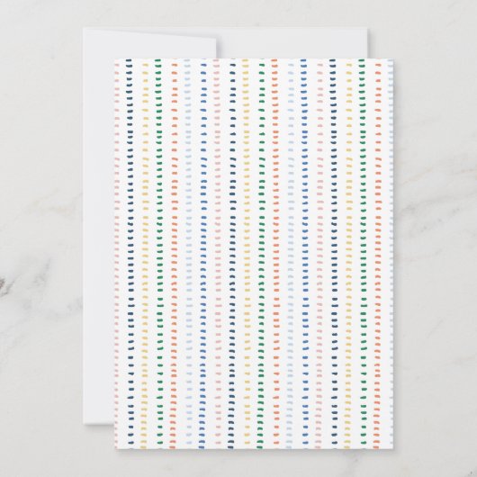 Let's Shellabrate Seashell Bridal Shower 招待状 (裏面)