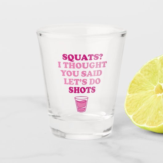 Let's Shots - Shot Glass ショットグラス (正面)