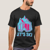 Let's Ski1  Tシャツ (正面)