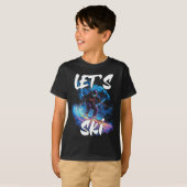Lets Ski Downhill Skiing Gear Winter Sport Skier G Tシャツ (正面フル)