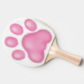 Let's smash it with the paw! 卓球ラケット (横)