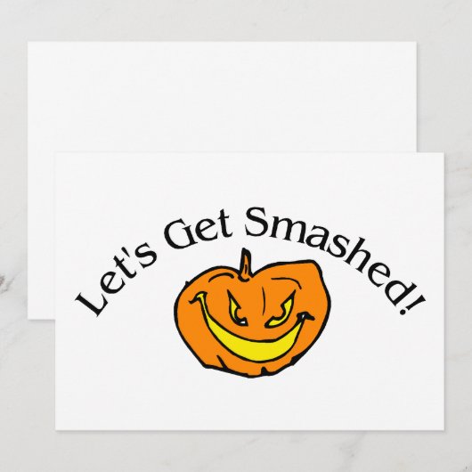 Let's Smash Pumpkin (正面/裏面)