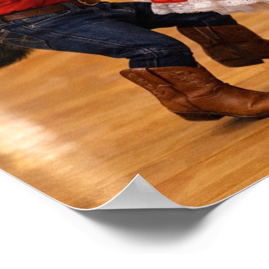 "Let's Square!" ポスター (角)