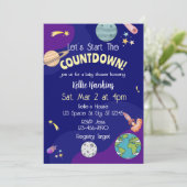 Let's Start the Countdown, Space Baby Shower 招待状 (スタンド正面)