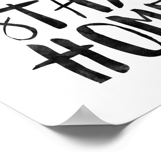 Let's Stay Home ポスター (角)