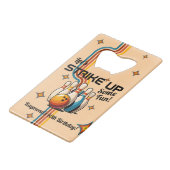 Let's Strike Up Some Fun Bowling Birthday Party クレジットカード栓抜き (正面アングル)