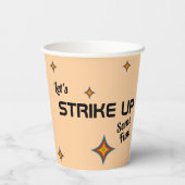 Let's Strike Up Some Fun Bowling Birthday Party 紙コップ (裏面)