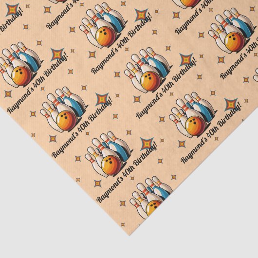 Let's Strike Up Some Fun Bowling Birthday Party 薄葉紙 (詳細)