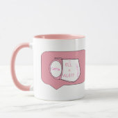 Lets "T"ell A Tale - Tea Cup Design マグカップ (左)