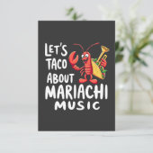 Let's Taco About Mariachi Music:おもしろいロブスター セーブザデート (スタンド正面)