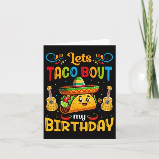 Let's Taco About My誕生日タコ誕生日タコロ カード (正面)