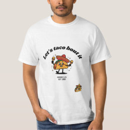 "Lets taco bout it" T-Shirt by "ALLLOT" Tシャツ