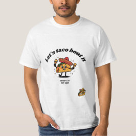 "Lets taco bout it" T-Shirt by "ALLLOT" Tシャツ