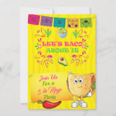 Let's Taco Itパーティの招待状 招待状 (正面)