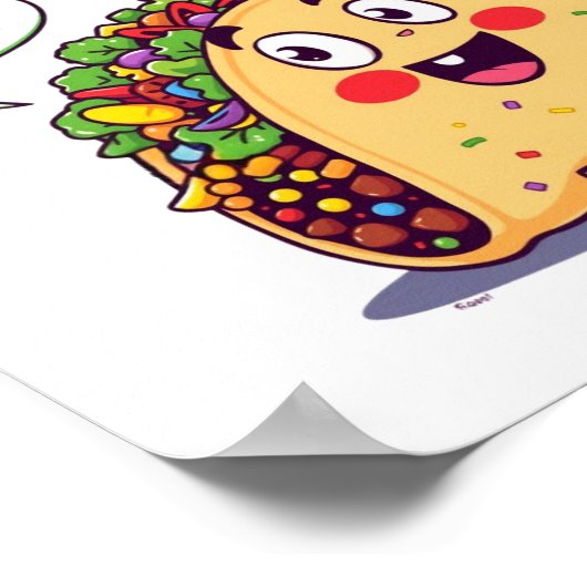 Let's Taco 'It Digital Download - DTF Direct ポスター (角)