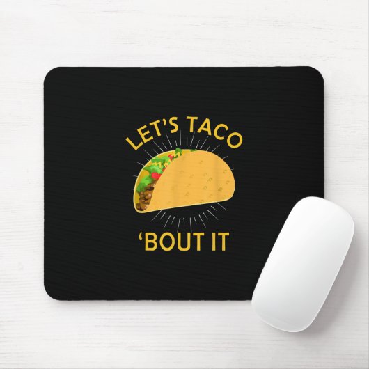 Lets Taco Through It - Taco Cinco De Mayo Gift マウスパッド (マウス)