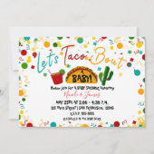 Let's Taco Up a Baby Shower Fiestaパーティー 招待状 (正面)