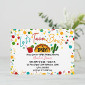 Let's Taco Up a Baby Shower Fiestaパーティー 招待状 (スタンド正面)