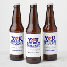 Let's Tailgateブルー祝ブライダルカップルのシャワー