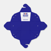 Let's Tailgateブルー祝ブライダルカップルのシャワー フェイバーボックス (折り畳みなし)