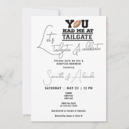 Let's Tailgate & 祝ブライダルカップルシャワー 招待状