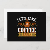 Let's Take a Coffee break ポストカード (正面/裏面)
