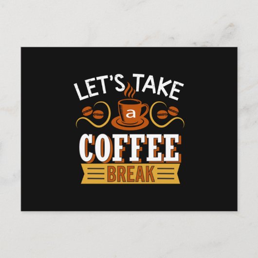 Let's Take a Coffee break ポストカード (正面)